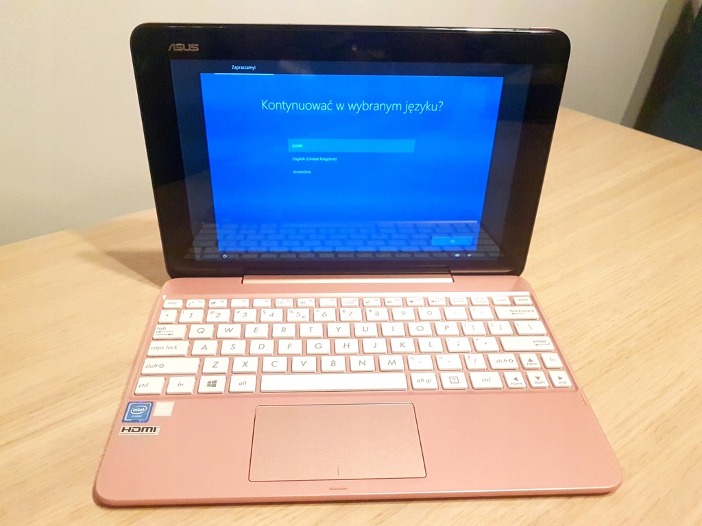 ASUS Transformer T101HA-GR033T - Różowy