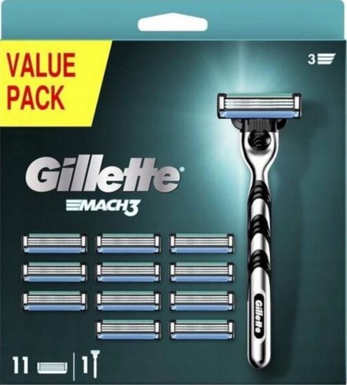 Uchwyt Gillette Mach3 z 12 ostrzami