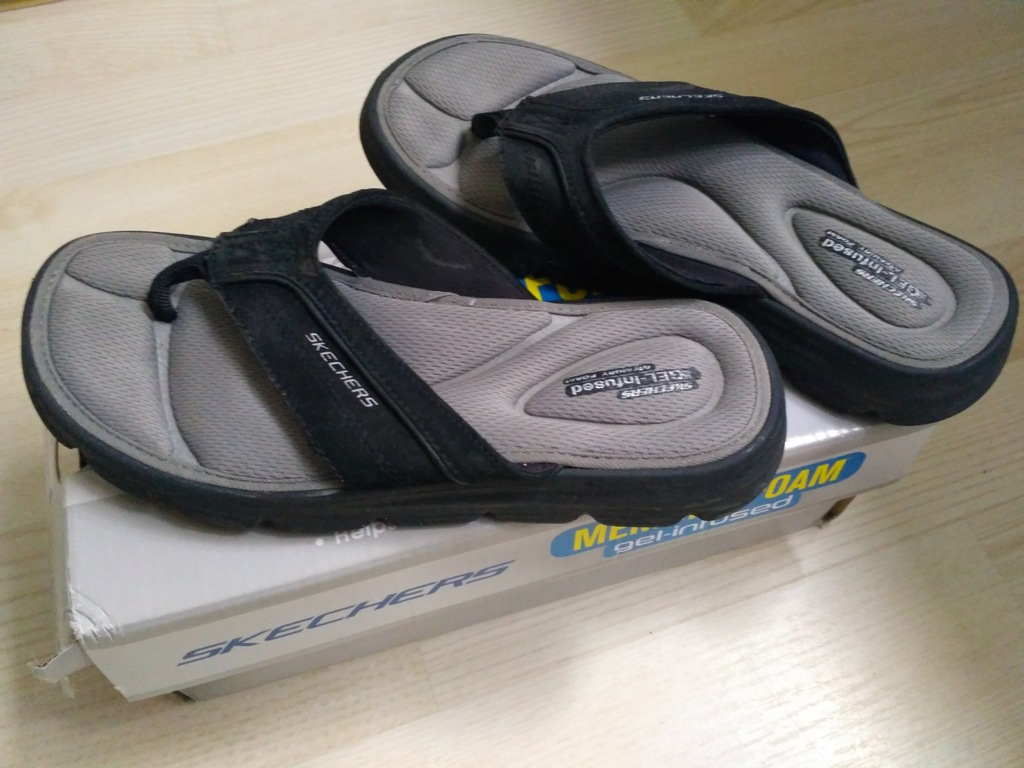 SKECHERS KLAPKI JAPONKI