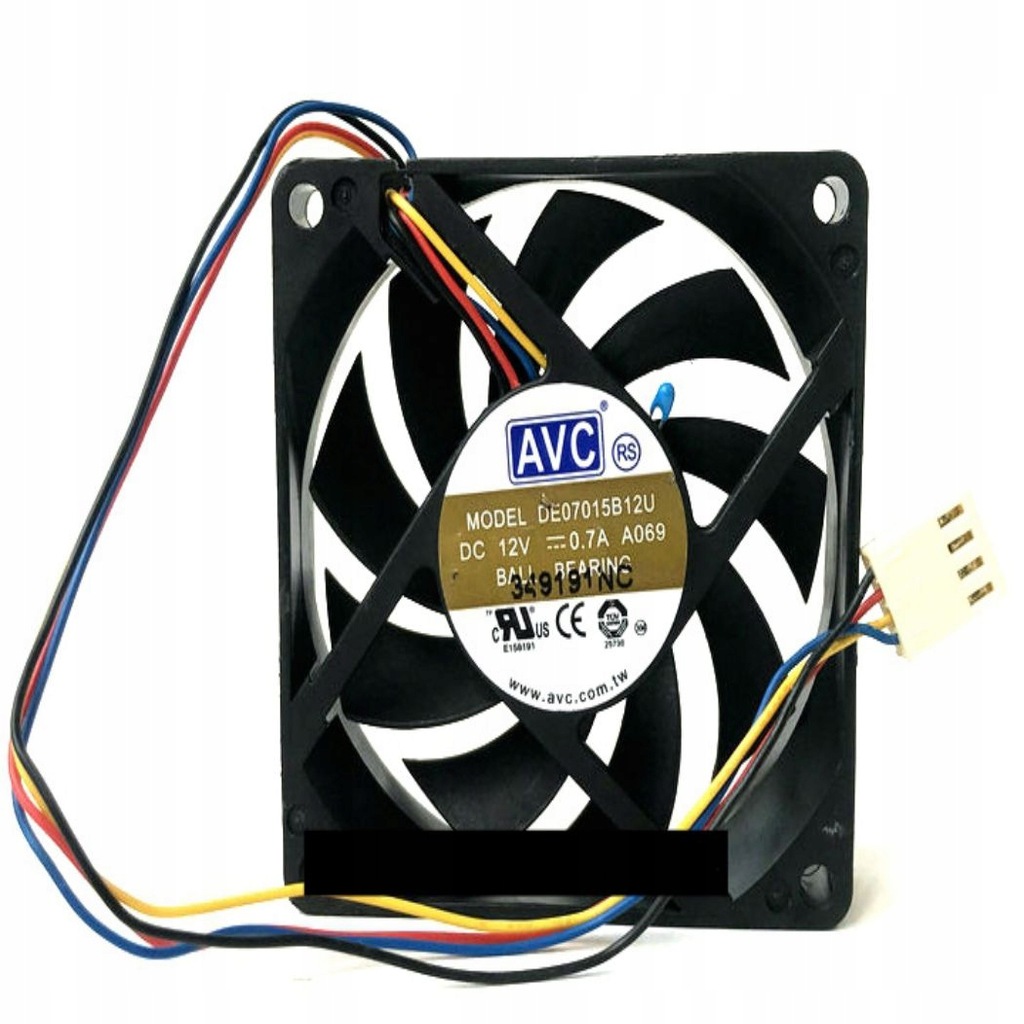 DA07015B12U 70 mm CPU CPU wentylator PWM 70x70x15mm DC 12V 0,70A 4-P Po Fan