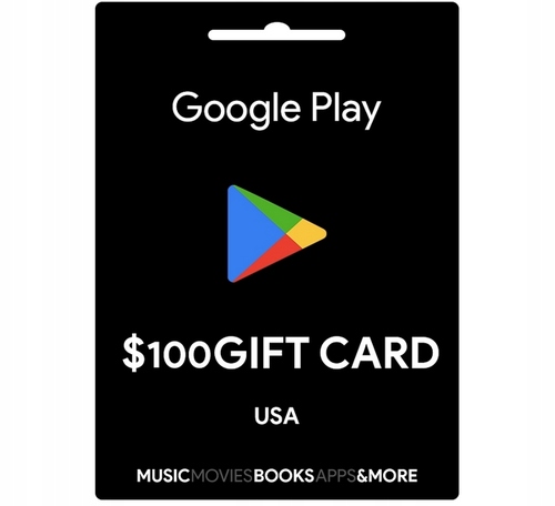 Karta podarunkowa Google Play ( 100$ USD )