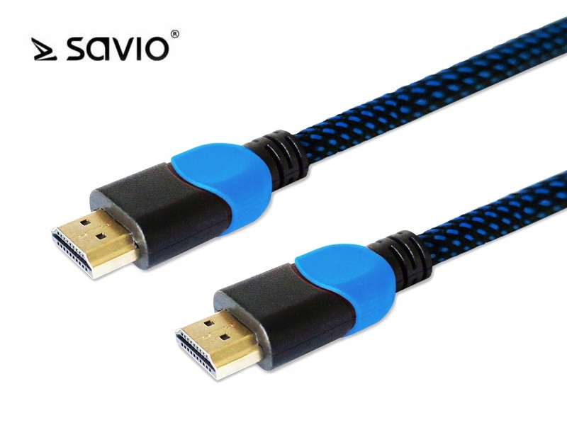 Kabel SAVIO (HDMI M - HDMI M; 1,8m; kolor