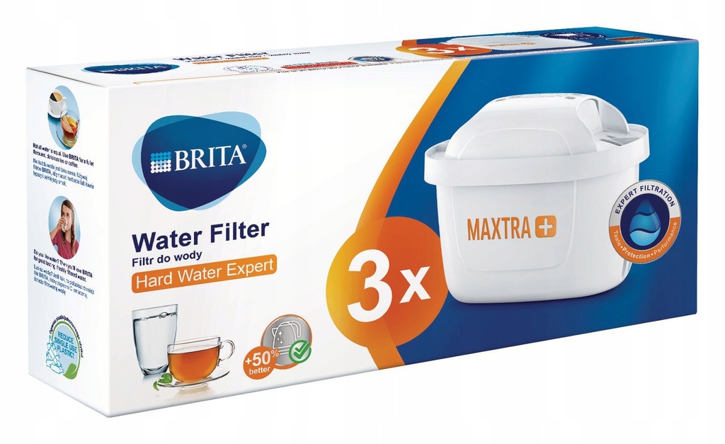 Wkład filtrujący Brita Maxtra+ Hard Water Expert 3 szt.