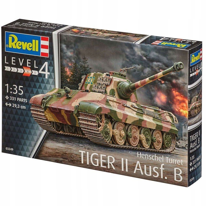 Купить Комплект модели REVELL Tank Tiger II Ausf.B He: отзывы, фото, характеристики в интерне-магазине Aredi.ru