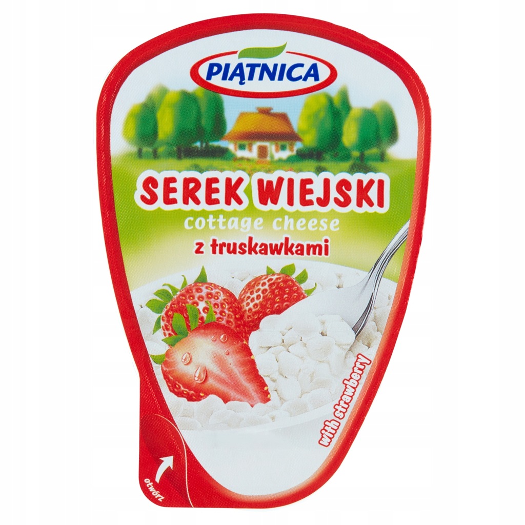 Piątnica Serek wiejski z truskawkami 150 g