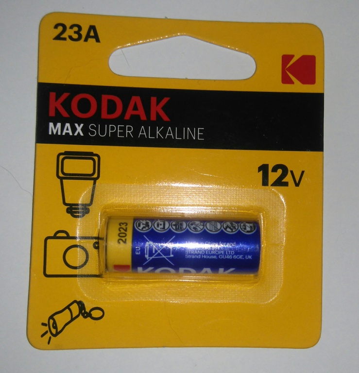 Bateria alkaliczna KODAK 23A - ponownie