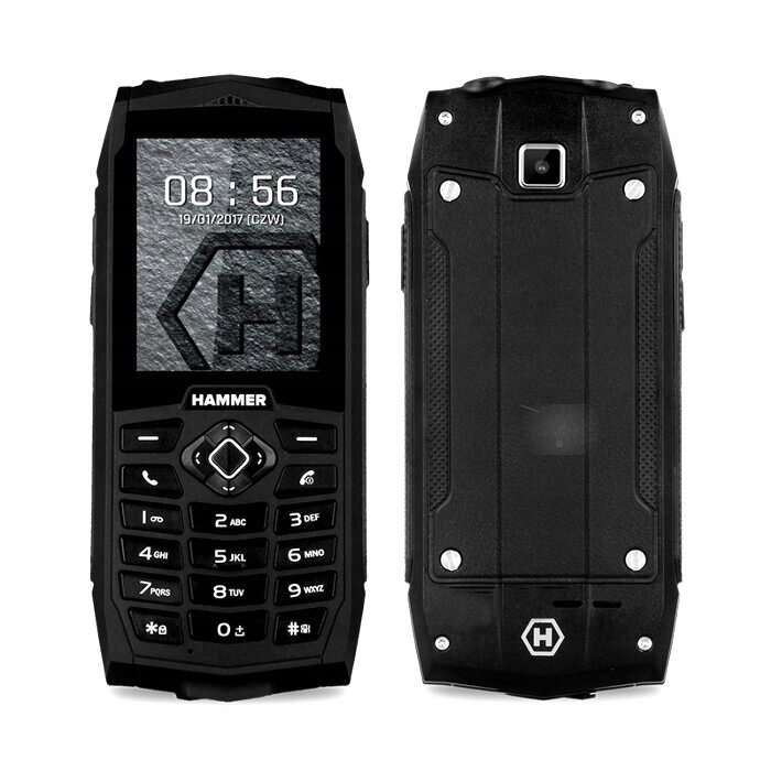 HAMMER 3 czarny - pancerny telefon 2000 mAh