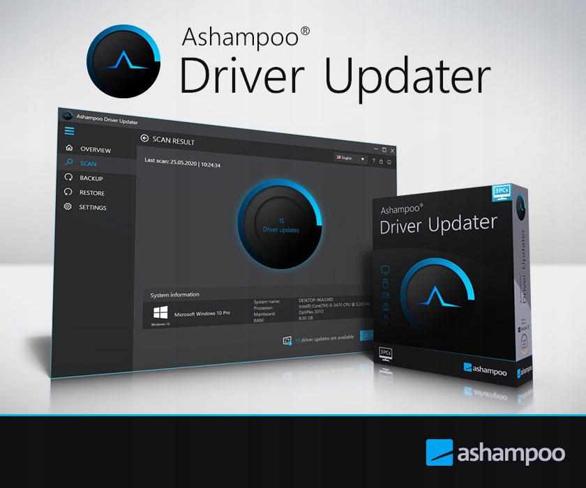 Купить Программа установки драйверов Ashampoo Driver Updater 3PC: отзывы, фото, характеристики в интерне-магазине Aredi.ru