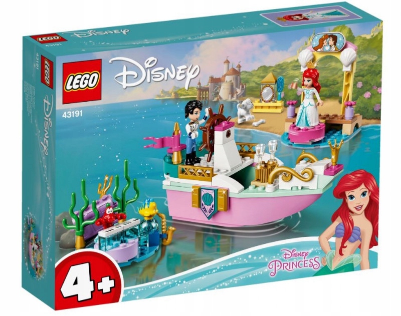Klocki Disney Princess 43191 Świąteczna łodź Ariel