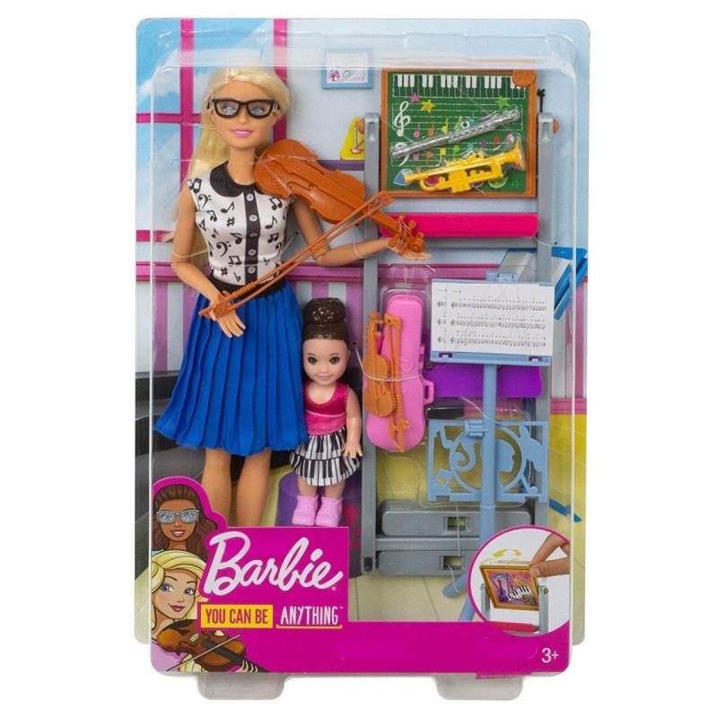 Mattel Lalka Barbie Nauczycielka muzyki DHB63/FXP1