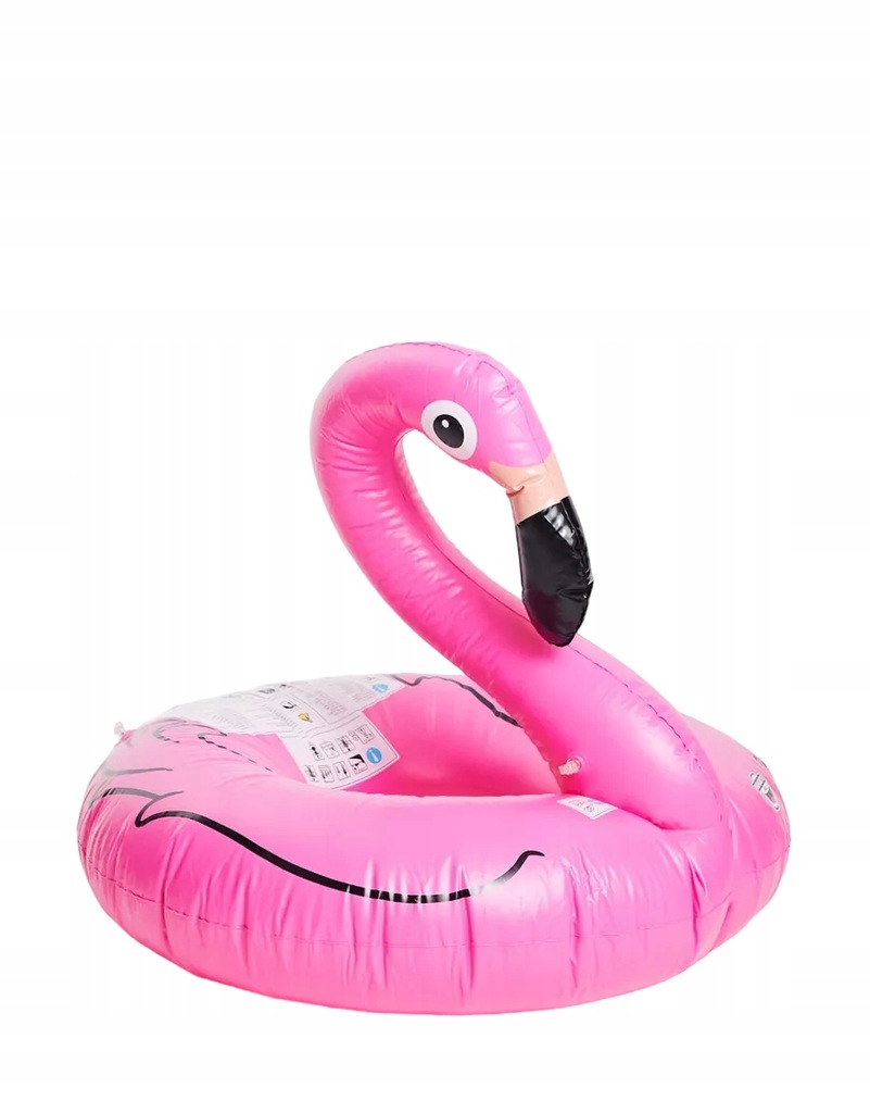 Koło w kształcie flaminga różowe