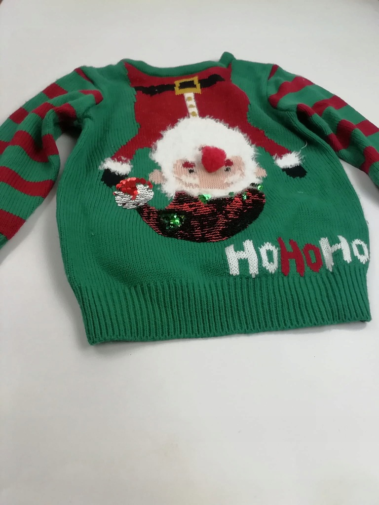 Sweter świąteczny Mikołaj George na wiek 4 - 5 lat