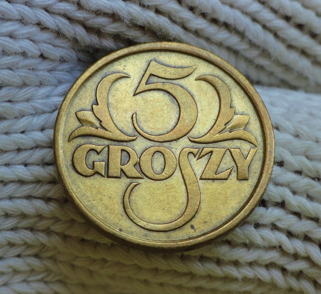 5 GROSZY Z 1923 R. ŁADNY ORYGINAŁ