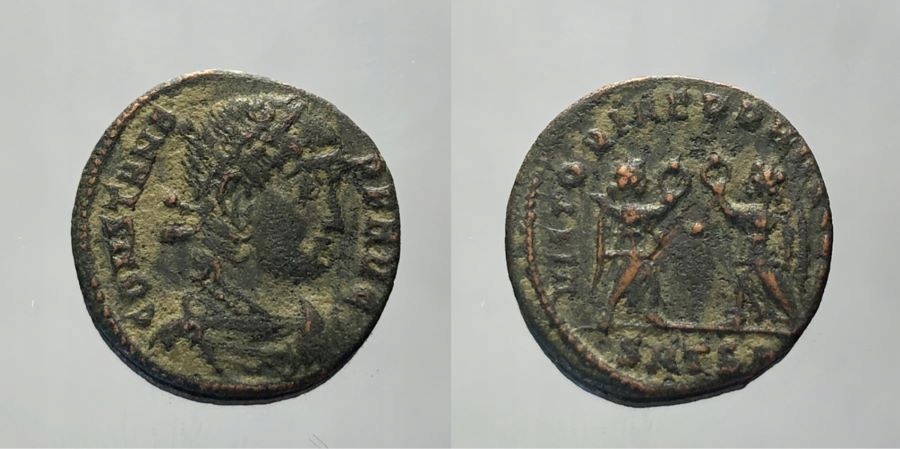 21.KONSTANS I -AE3-DWIE WIKTORIE-THESSALONICA-BETA