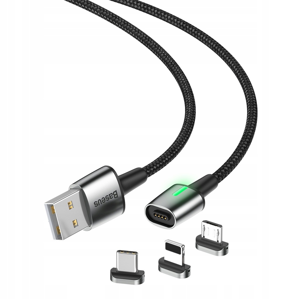 Купить Магнитный кабель Baseus USB-C для iPhone Micro USB-C: отзывы, фото, характеристики в интерне-магазине Aredi.ru
