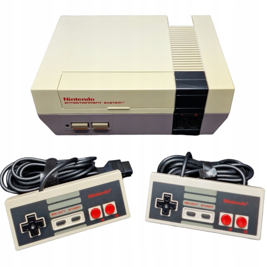 Konsola NINTENDO ENTERTAINMENT SYSTEM ! NES PAL komplet, 2 pady