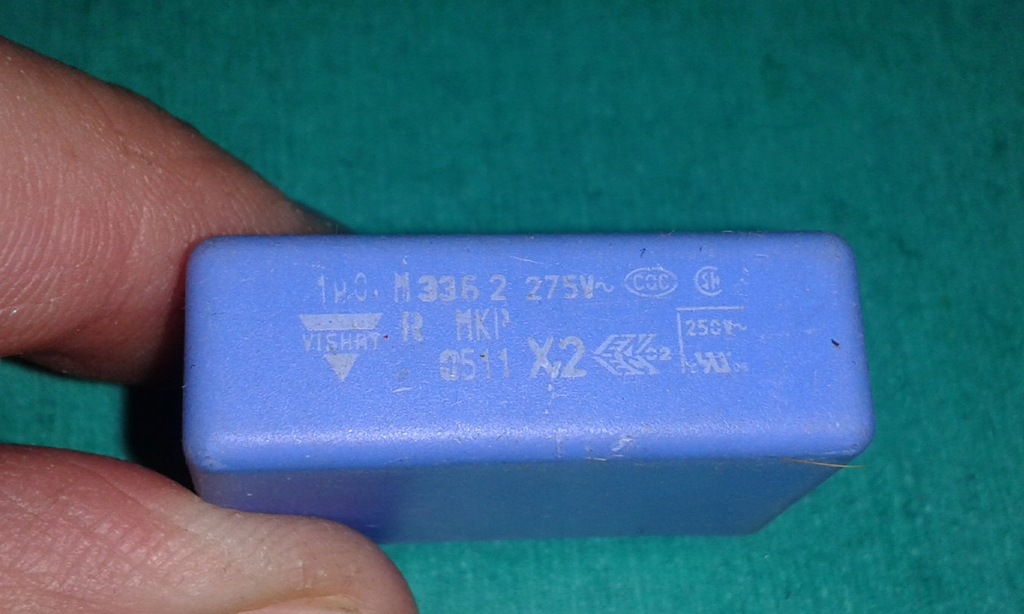 1uF 275V M336 2 kondensator VISHAY
