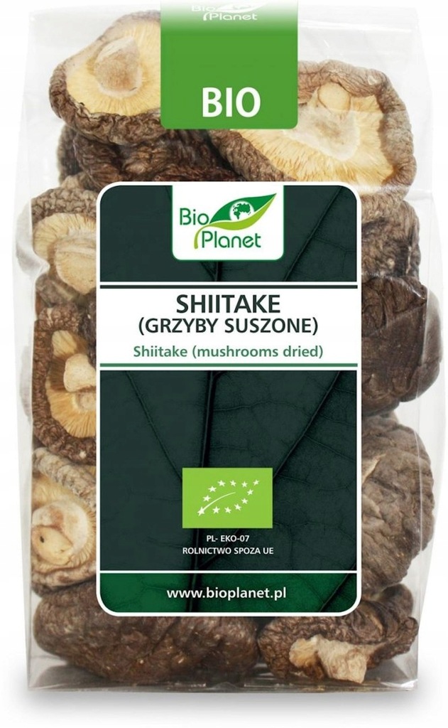 SHIITAKE (GRZYBY SUSZONE) BIO 50 g - BIO PLANET