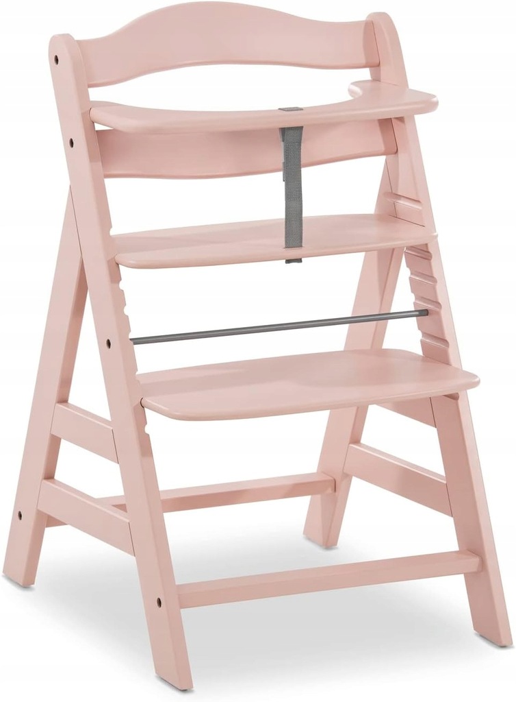 Hauck 661314 Drewniane Wysokie Krzesło z Regulacją Wysokości