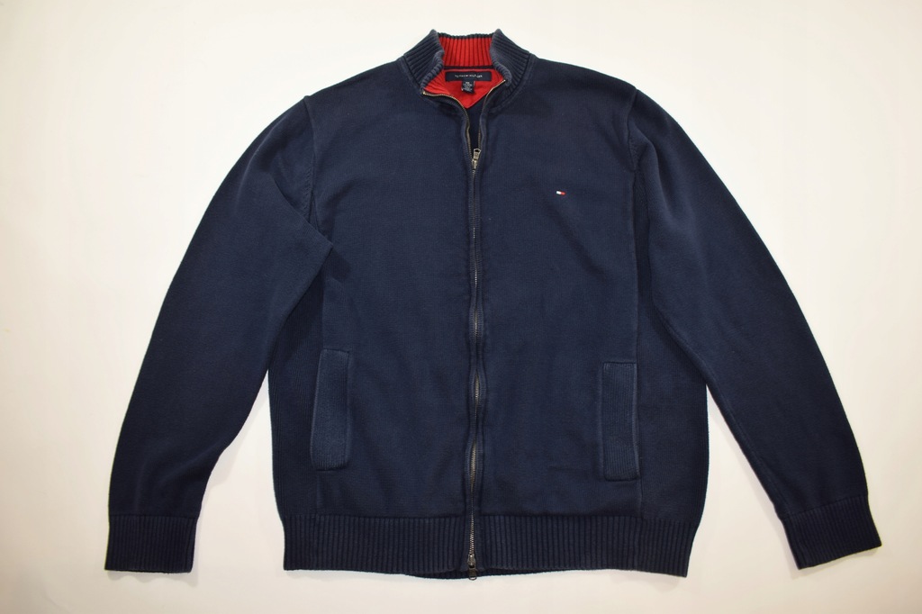 86) MĘSKI SWETER NA ZAMEK TOMMY HILFIGER 3XL