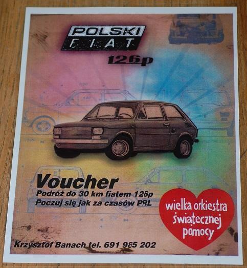 Podróż Fiatem 126p od WOŚP Sztab Toruń!