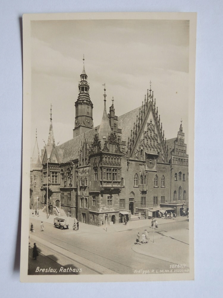 WROCŁAW Breslau Rathaus FOTO