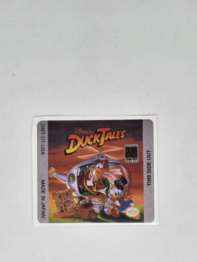 Naklejka zastępcza Duck Tales Game Boy
