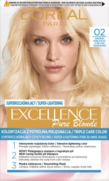 LOREAL EXCELLENCE FARBA 02 PALTYNOWY BLOND