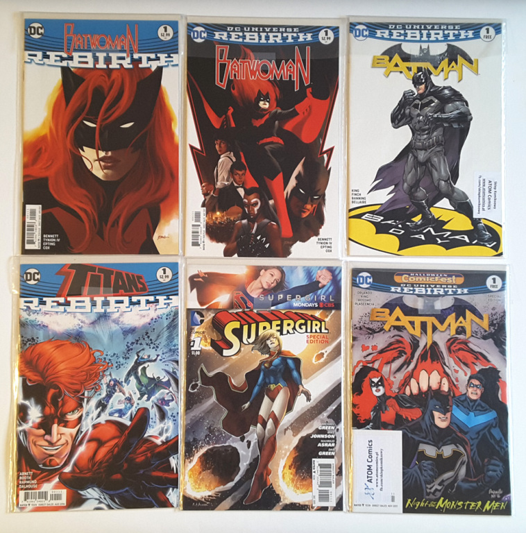 DC COMICS 6 zeszytów komiksowych po angielsku