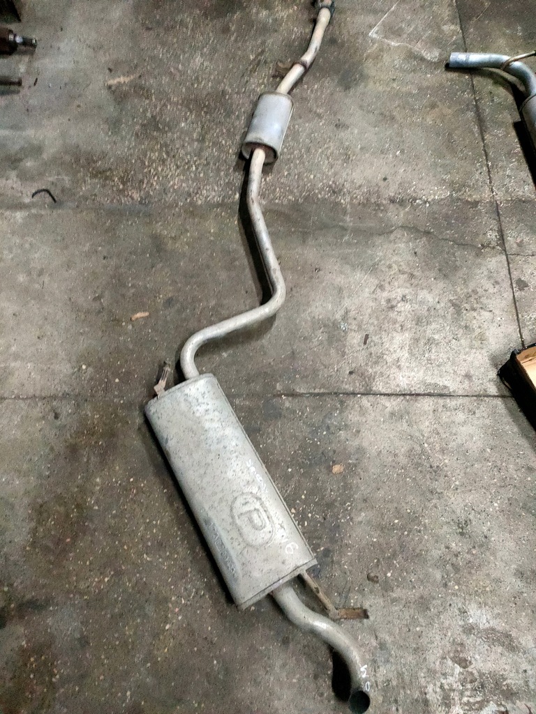TŁUMIK KOŃCOWY+RURA ŚRODKOWA FIAT Seicento 1.1 MPi 00-04 46779640 51782930