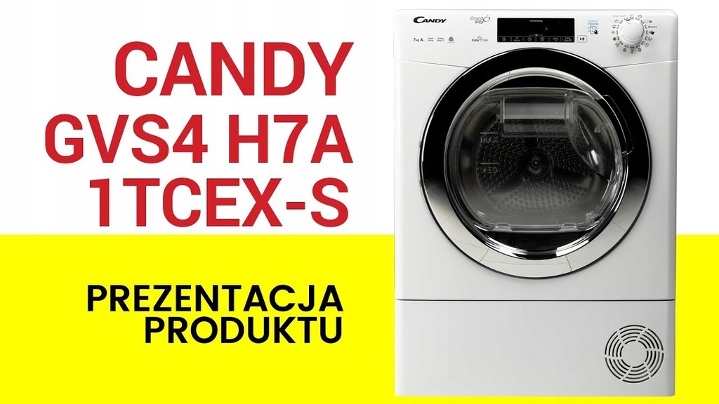 SUSZARKA CANDY GVS4 H7A1TCEX-S 7KG A+ 46cm 24M-CE