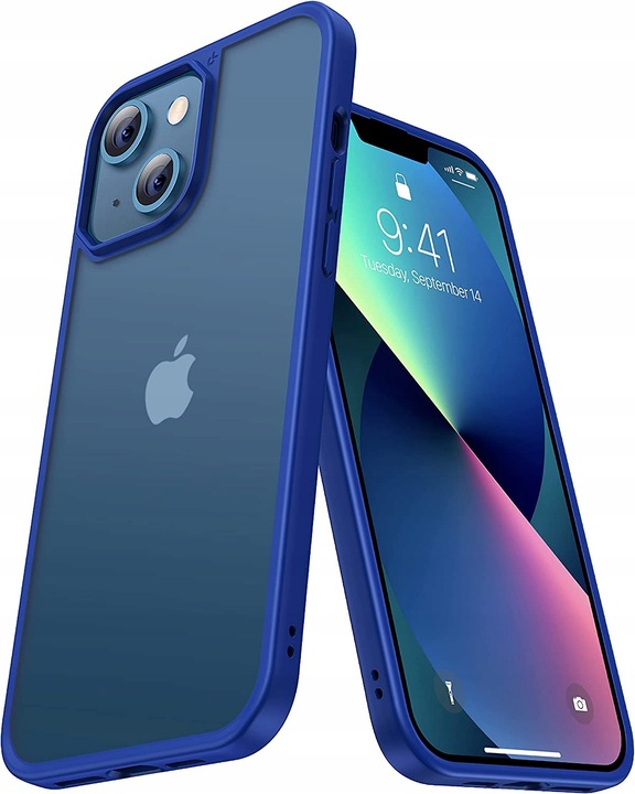 CASEKOO MATOWE ETUI NA IPHONE 13 BLUE PREMIUM