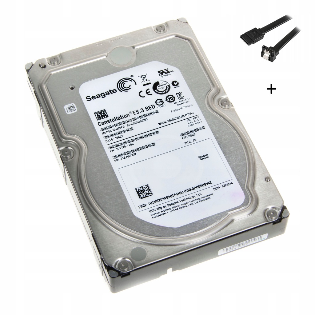 Купить ЖЕСТКИЙ ДИСК 3,5 ДЮЙМА, 4 ТБ SEAGATE ST4000NM0053: отзывы, фото, характеристики в интерне-магазине Aredi.ru