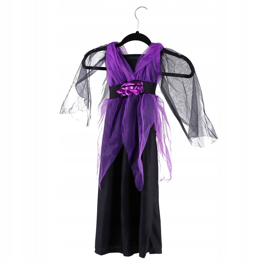1 Pc Halloween Kid Witch Cosplay Costume (Fioletow