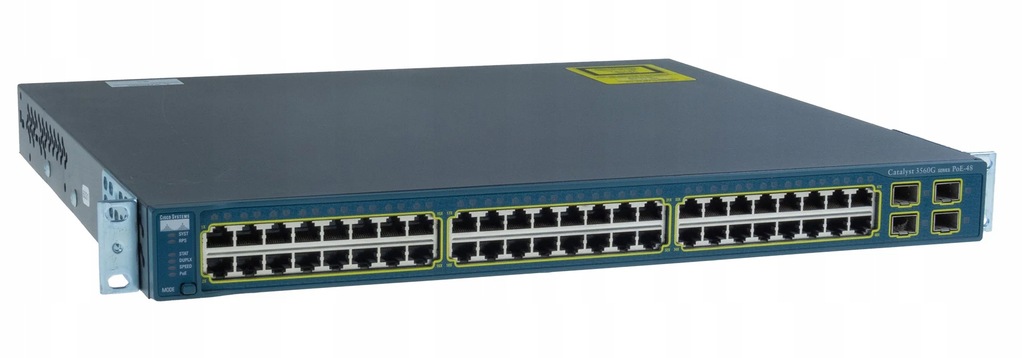 Switch Cisco Catalyst WS-C3560G-48PS-S 48x 1Gbit RJ-45, 4x 1Gbit SFP PoE