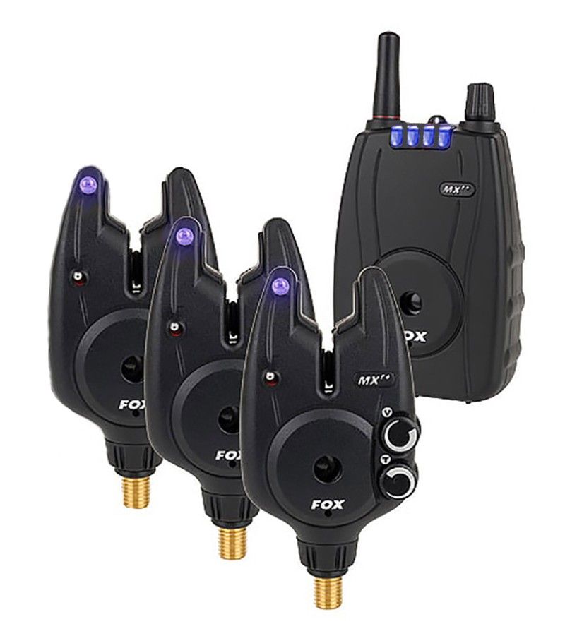Zestaw Sygnalizatorów Fox Micron MXR+ Set 3+1 Blue