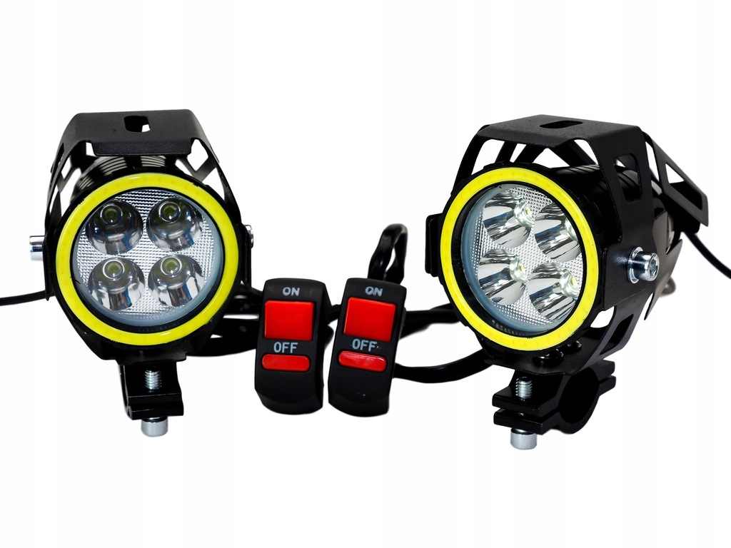 Купить Галогенные кольца 4 x CREE LED 8000 LM + 2 переключателя: отзывы, фото, характеристики в интерне-магазине Aredi.ru