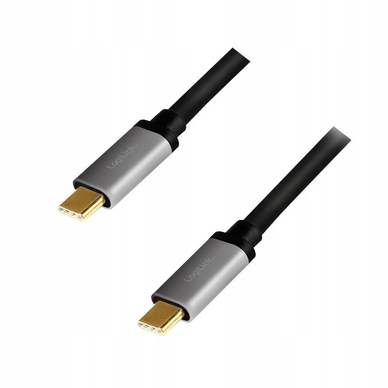LOGILINK CUA0107 Kabel USB 3.2 Gen2 Type-C C/M na USB-C/M E-mark PD 4K alum