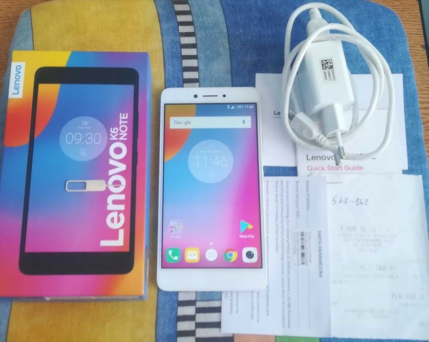 Lenovo K6 Power idealny stan z całym zestawem