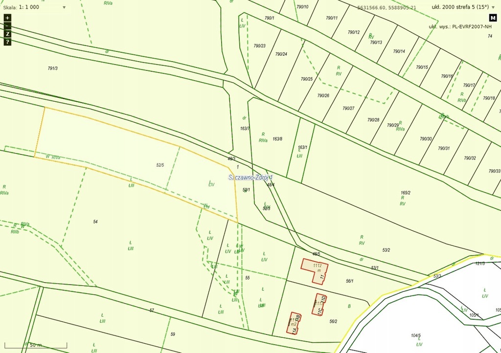 Działka, Szczawno-Zdrój, 6991 m²