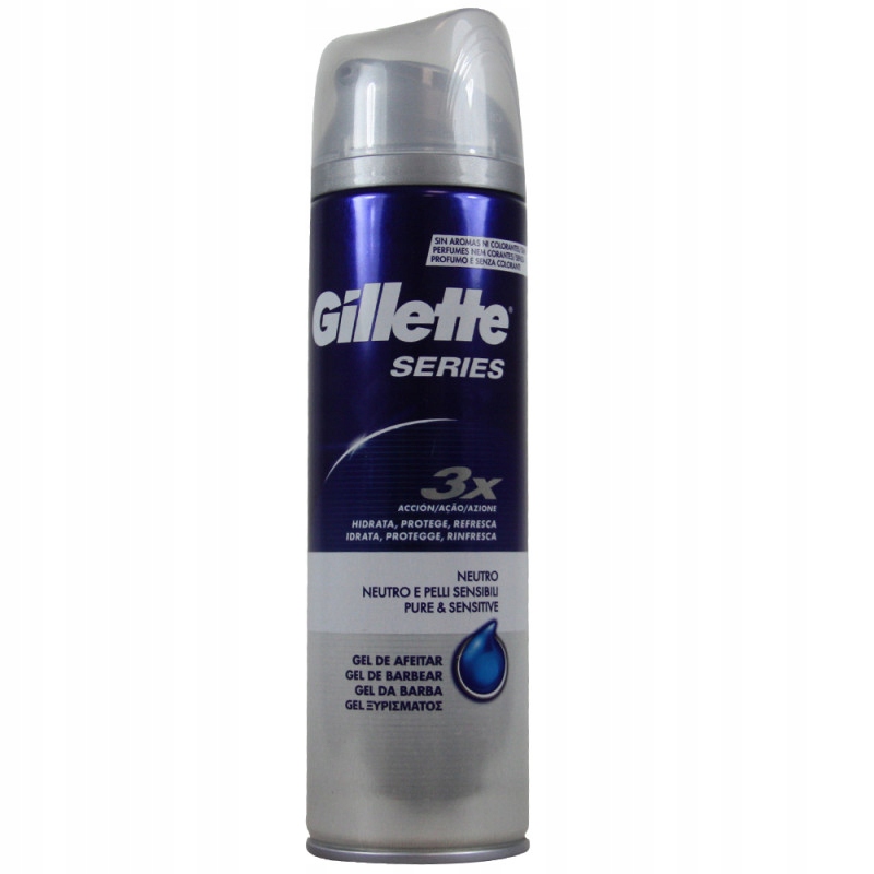 Gillette SERIES ŻEL do golenia sensitive NEUTRO