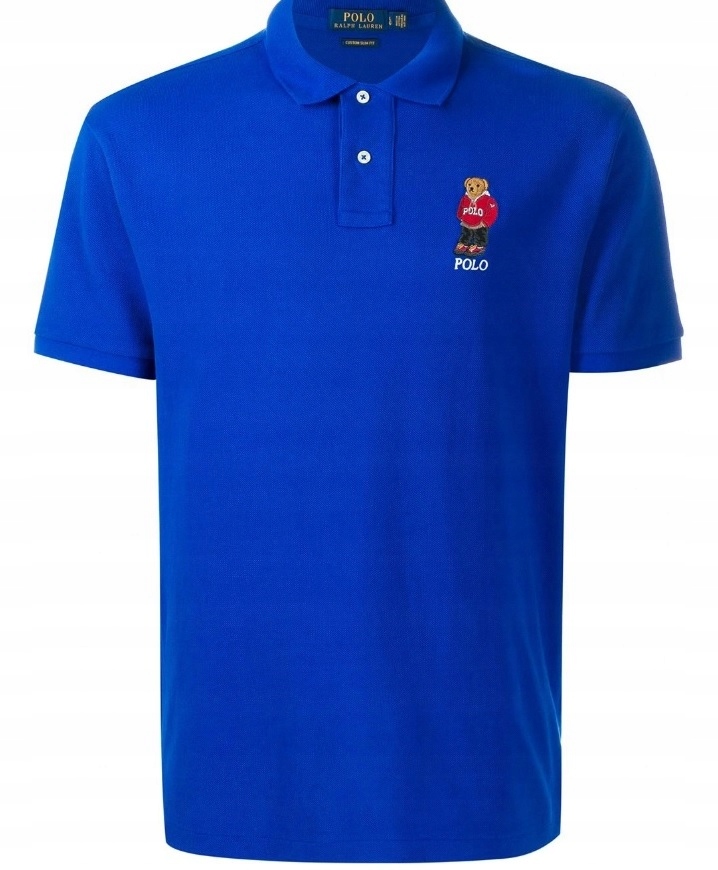 Polo Ralph Lauren Bear Miś Koszulka Polo XL BLUE