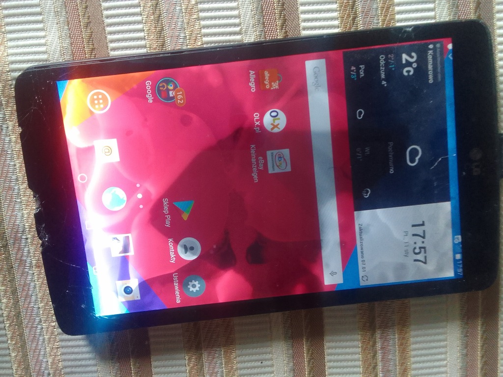 Tablet LG LG-V490 8" 1 GB / 16 GB czarny