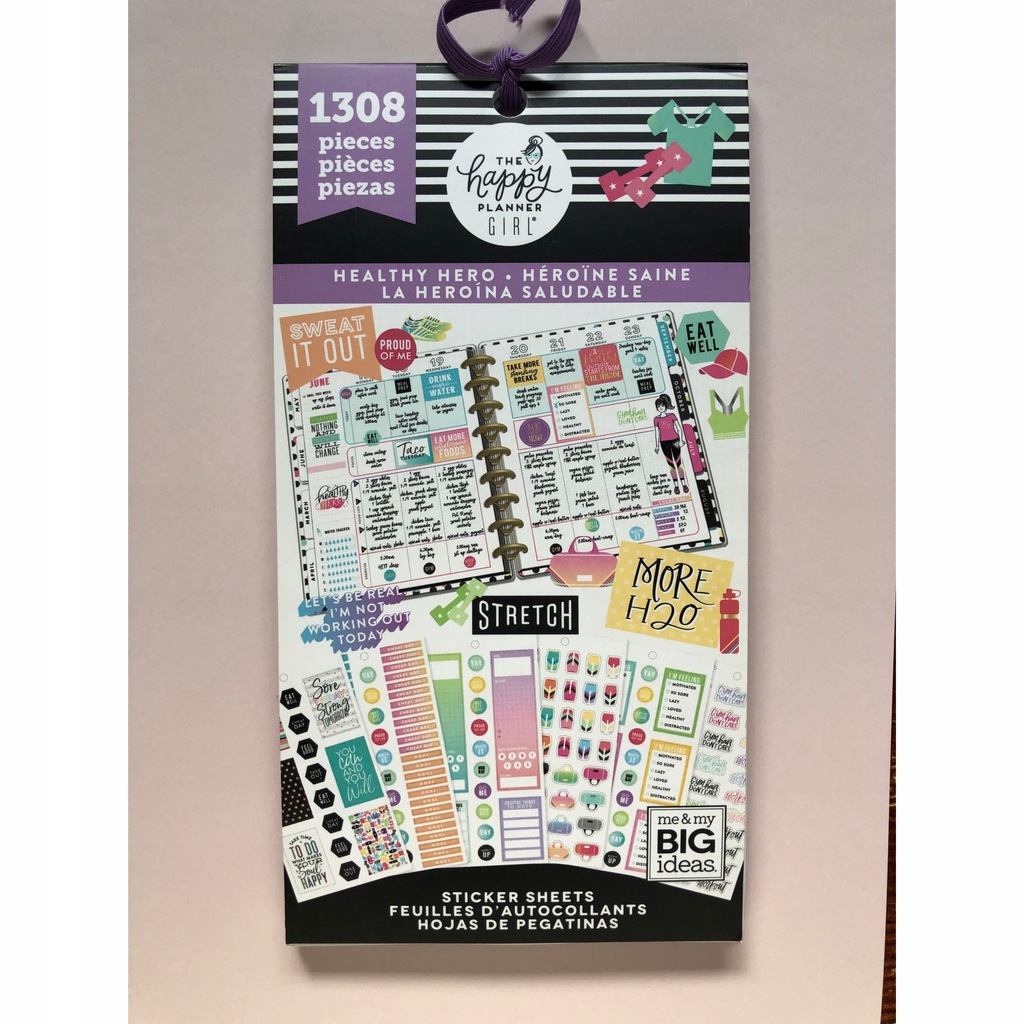 Naklejki MAMBI Happy Planner - Healthy Hero
