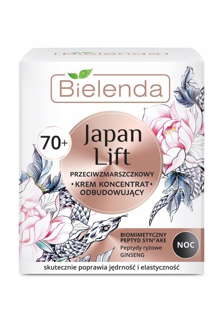 Bielenda Japan Lift 70+ Odbudowujący Krem-koncentr