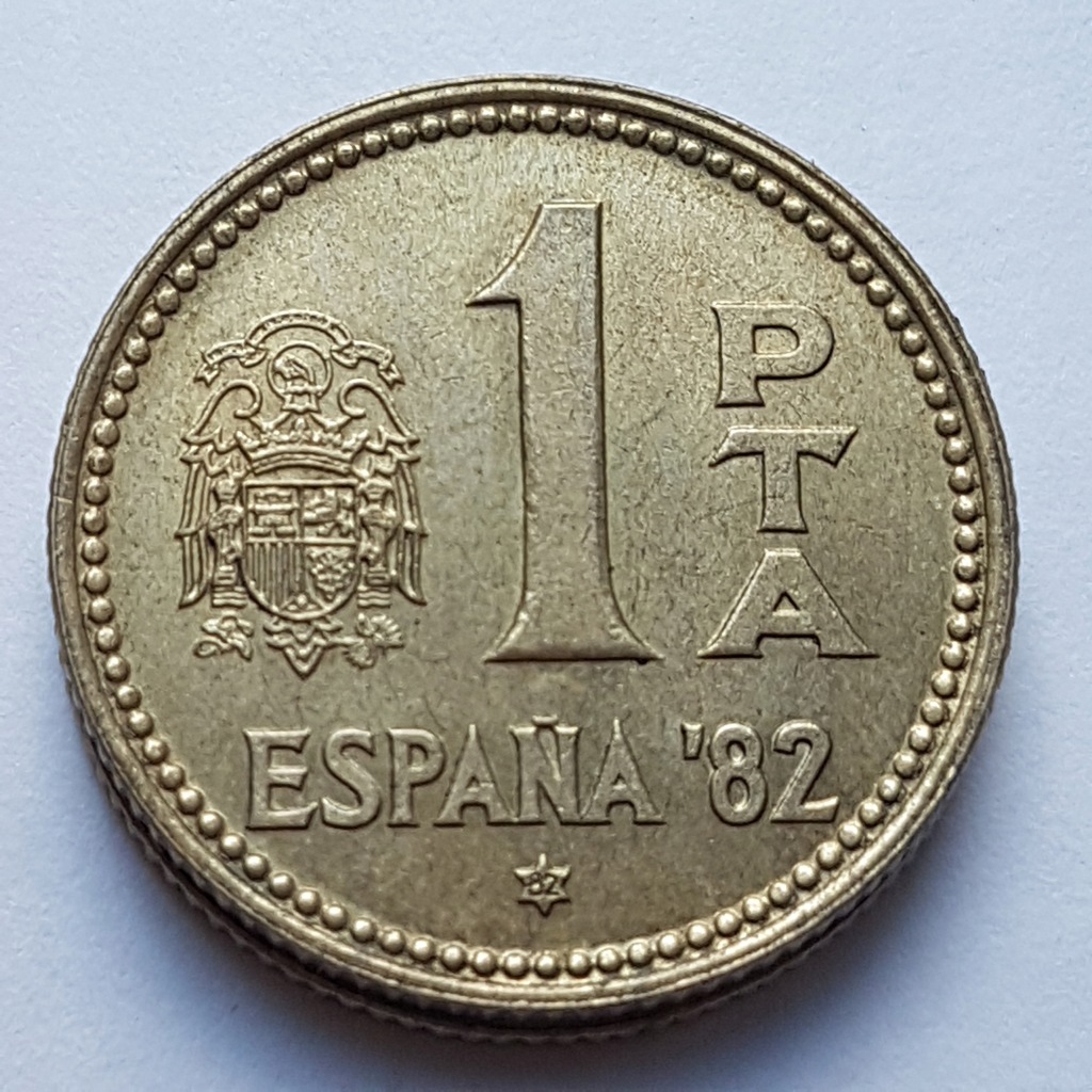 Hiszpania 1 peseta 1980r.