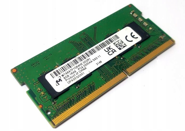 8GB DDR4 メモリ 4枚　PC4-3200AA-SA2-11 Podzespoły do laptopa Sk Hynix Pamięć Ram DDR4 PC4 3200AA