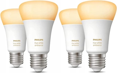 Żarówka E27 PHILIPS HUE White ambiance 60W 4szt.