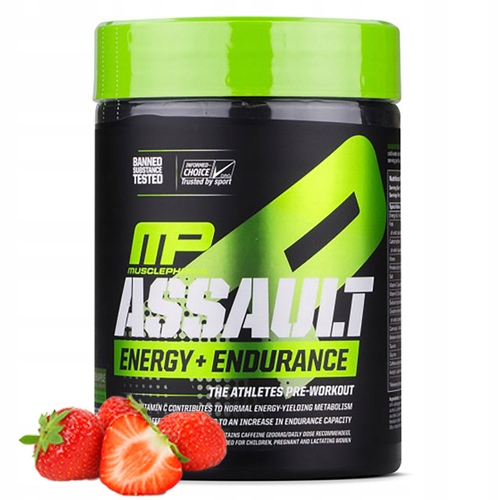 MUSCLE PHARM ASSAULT SPORT 345g AAKG BCAA KREATYNA