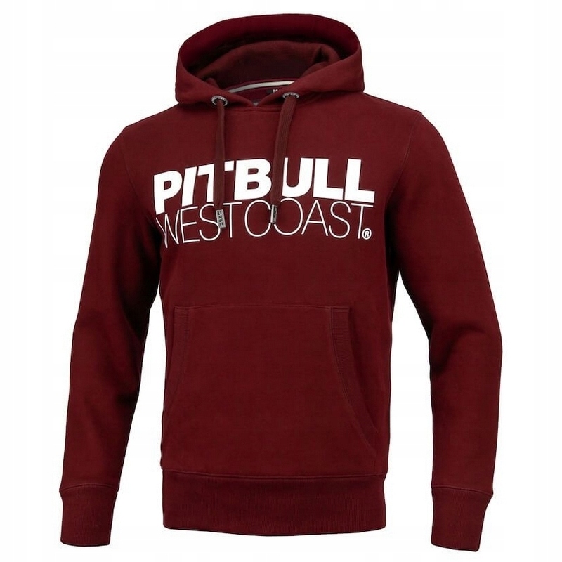 PIT BULL BLUZA Z KAPTUREM TNT BURGUND roz. L